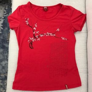 Miss Sixty Red Patterned short sleeve t shirt